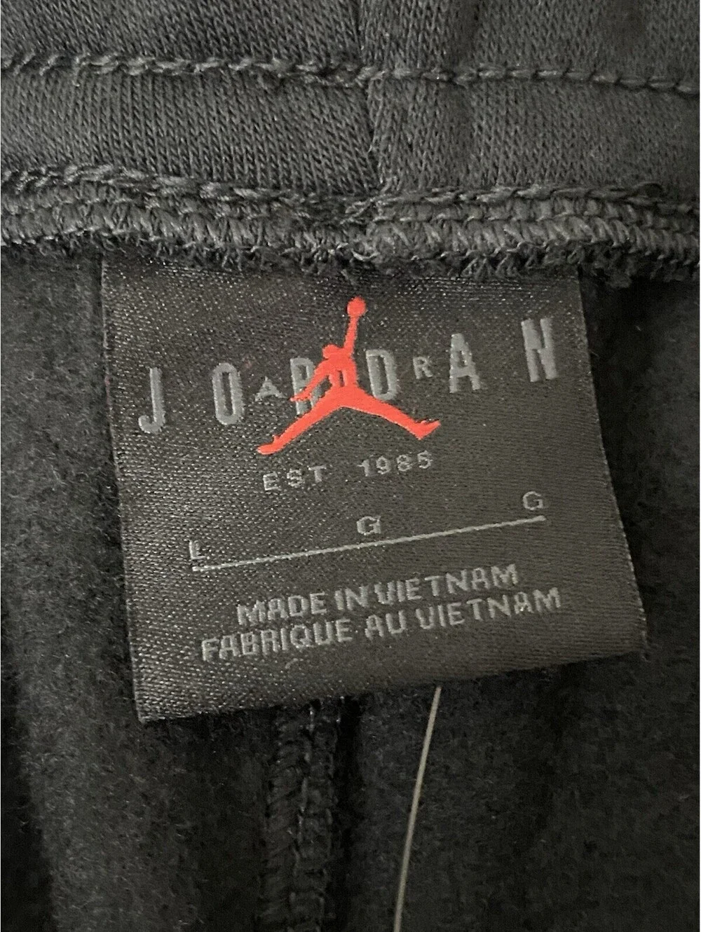 Jordan Jumpman Cheetah Print Logo Joggers Black Men’s Size L DQ8100-010 New